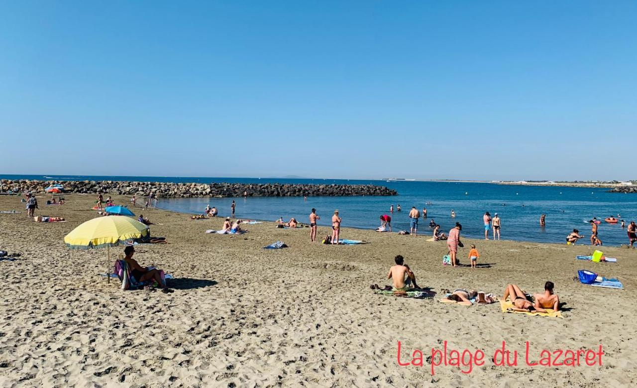 Bon Cap Corniche 3 Etoiles Avec Terrasse Clim Vue Mer Parking Sete Luaran gambar