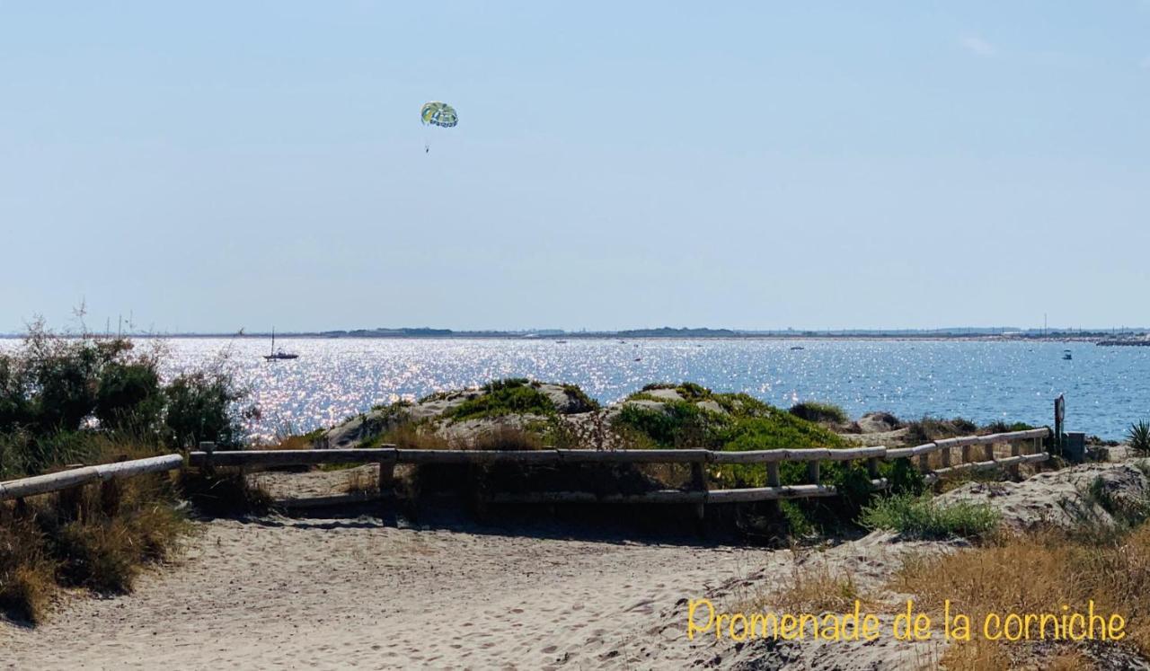 Bon Cap Corniche 3 Etoiles Avec Terrasse Clim Vue Mer Parking Sete Luaran gambar